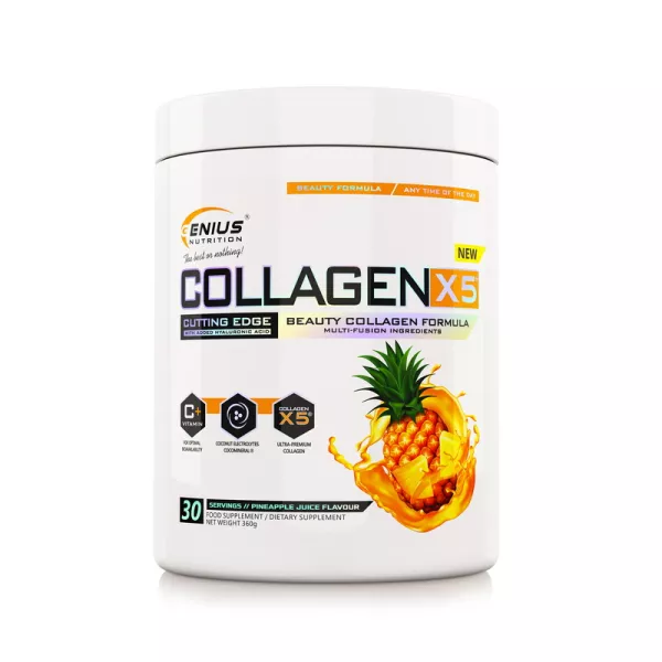 Collagen X Cu Aroma De Ananas Grame Genius Nutrition De La